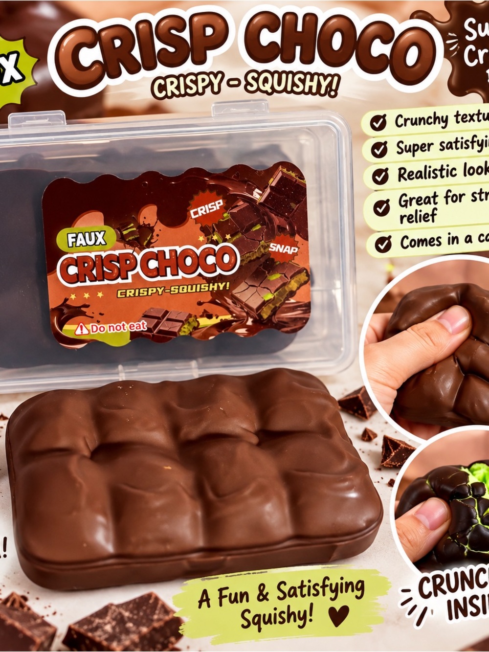 Faux Crisp Choco Crispy Squishy